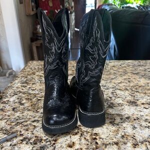 Roper Black Low Top Western Boot
